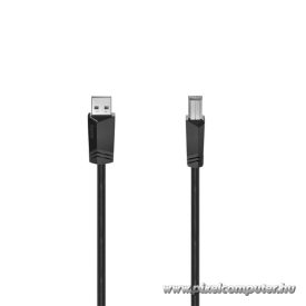 Hama Kábel - 200602 (USB A/USB B, USB 2.0, 1,5m, fekete)