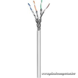   Manhattan Kábel - S/FTP Fali kábel dob (305m, réz, 23AWG, LSZH, CPR-Dca rated, Cat6a, Szürke)