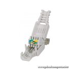 Manhattan Csatlakozó - RJ45 dugó, krimpelő fogó nélküli bekötés, Tooless design (Cat5/5e/6)