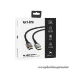 S-Link Kábel - SLX-HD4K03 (HDMI2.0 kábel, 4K/60Hz, apa/apa, aranyozott, 3m)