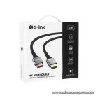 S-Link Kábel - SLX-HD4K30 (HDMI1.4 kábel, 4K/30Hz, apa/apa, aranyozott, 30m)