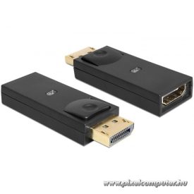   Delock Átalakító - 65258 (Displayport 1.1 -> HDMI, apa/anya, FullHD, fekete)