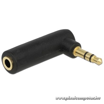 Delock Átalakító - 65364 (sztereó jack 3.5 mm apa > sztereó jack anya 3.5 mm adapter)
