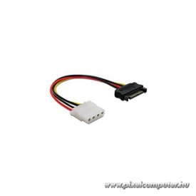   Delock Átalakító - 60115 (SATA 15 tűs - Molex 4 tűs, apa/anya, 0,12m)