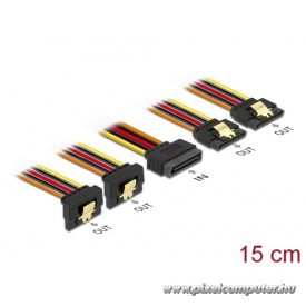   Delock Átalakító Kábel - 60150 (4 x SATA HDD > SATA tűs (apa))