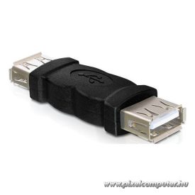   Delock Átalakító - 65012 (USB-A - USB-A, anya/anya, fekete)