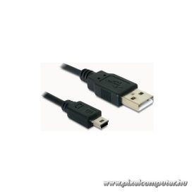   Delock Kábel - 82396 (USB-A 2.0 –> USB Mini-B, 5 tűs, apa/apa, 0,7m)