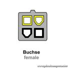 Delock Kábel - 82405 (Alaplapi átalakító kábel, 8 tűs EPS -> 4 tűs ATX/P4, 15cm)