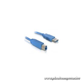   Delock Kábel - 82581 (USB3.0, A-B kábel, apa/apa, kék, 3m)