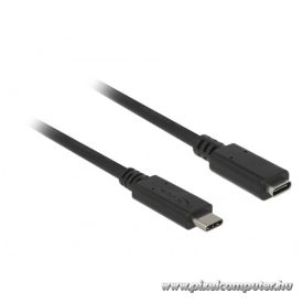   Delock Kábel - 85542 (USB (USB 3.1 Gen 1) USB Type-C, apa/anya, fekete, 2m)