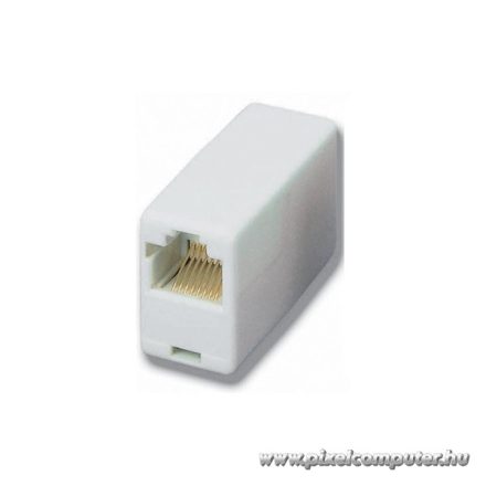 Equip RJ45 Toldó - 121252 (UTP, Cat5e, aranyozott, műanyag, fehér)