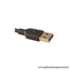 Equip-Life USB Hub - 128953 (4 Port, USB3.0, USB tápellátás, kompakt dizájn, fekete)