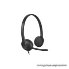 Logitech Fejhallgató - H340 Headset (USB, mikrofon, fekete)