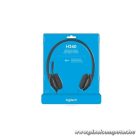 Logitech Fejhallgató - H340 Headset (USB, mikrofon, fekete)