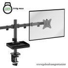 Advance Monitor Asztali konzol - XTENDMOUNTS Dual (17-32", Max.: 2x9kg, dönthető, forgatható, fekete)