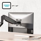 Advance Monitor Asztali konzol - Ergomount Xtrem (17-45", Max.: 15kg, dönthető, forgatható, gázrugó, fekete)