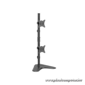   Equip Monitor Asztali állvány - 650128 (17"-32", 2 monitor, dönthető, forgatható, állítható magasság, Max.:2x9kg,fekete)