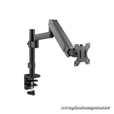 Equip Monitor Asztali konzol - 650132 (13"-32",1 monitor, dönthető, forgatható, állítható magasság, Max.: 9kg, fekete)