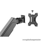 Equip Monitor Asztali konzol - 650132 (13"-32",1 monitor, dönthető, forgatható, állítható magasság, Max.: 9kg, fekete)