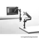 Equip Monitor Asztali konzol - 650132 (13"-32",1 monitor, dönthető, forgatható, állítható magasság, Max.: 9kg, fekete)