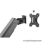 Equip Monitor Asztali konzol - 650134 (17"-27", 3 monitor, dönthető, forgatható, állítható magasság, Max.:3x7kg, fekete)