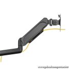 Equip Monitor Asztali konzol - 650134 (17"-27", 3 monitor, dönthető, forgatható, állítható magasság, Max.:3x7kg, fekete)