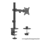 Equip Monitor Asztali konzol - 650156 (17"-32", 1 monitor, dönthető, forgatható, állítható magasság, Max.: 9kg, fekete)