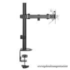 Equip Monitor Asztali konzol - 650156 (17"-32", 1 monitor, dönthető, forgatható, állítható magasság, Max.: 9kg, fekete)