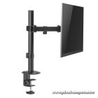Equip Monitor Asztali konzol - 650156 (17"-32", 1 monitor, dönthető, forgatható, állítható magasság, Max.: 9kg, fekete)
