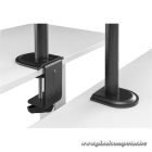 Equip Monitor Asztali konzol - 650156 (17"-32", 1 monitor, dönthető, forgatható, állítható magasság, Max.: 9kg, fekete)