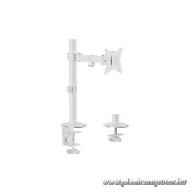   Equip Monitor Asztali konzol - 650166 (17"-32", 1 monitor, dönthető, forgatható, állítható magasság, Max.: 9kg, fehér)