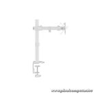 Equip Monitor Asztali konzol - 650166 (17"-32", 1 monitor, dönthető, forgatható, állítható magasság, Max.: 9kg, fehér)