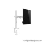 Equip Monitor Asztali konzol - 650166 (17"-32", 1 monitor, dönthető, forgatható, állítható magasság, Max.: 9kg, fehér)