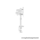 Equip Monitor Asztali konzol - 650167 (13"-27", 2 monitor, dönthető, forgatható, állítható magasság, Max.:2x9kg, fehér)