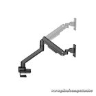 Equip Monitor Asztali konzol - 650180 (17"-49", 1 monitor, dönthető, forgatható, Max.: 20kg, fekete)