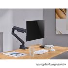 Equip Monitor Asztali konzol - 650180 (17"-49", 1 monitor, dönthető, forgatható, Max.: 20kg, fekete)