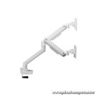 Equip Monitor Asztali konzol - 650181 (17"-49", 1 monitor, dönthető, forgatható, Max.: 20kg, fehér)