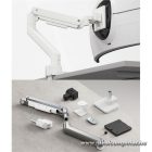 Equip Monitor Asztali konzol - 650181 (17"-49", 1 monitor, dönthető, forgatható, Max.: 20kg, fehér)