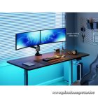 Equip Monitor Asztali konzol - 650182 (17"-35", 2 monitor, dönthető, forgatható, Max.: 2x20kg, fekete)