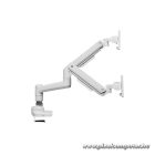 Equip Monitor Asztali konzol - 650183 (17"-35", 2 monitor, dönthető, forgatható, Max.: 2x20kg, fehér)