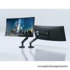 Equip Monitor Asztali konzol - 650184 (17"-35", 1 monitor, dönthető, forgatható, Max.: 10,5kg, fekete)