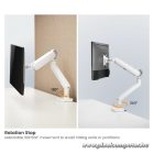 Equip Monitor Asztali konzol - 650185 (17"-35", 1 monitor, dönthető, forgatható, Max.: 10,5kg, fehér)