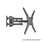 Equip TV Fali sarok konzol - 650328 (23"-55", Max.: 45kg, dönthető, forgatható, sarokba szerelhető, fekete)