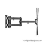 Equip TV Fali sarok konzol - 650328 (23"-55", Max.: 45kg, dönthető, forgatható, sarokba szerelhető, fekete)