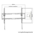 Equip TV Fali konzol - 650334 (37"-70", Max.: 35kg, dönthető, fekete)