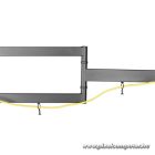 Equip TV Fali konzol - 650341 (32"-55", Max.: 35kg, dönthető, forgatható, fekete)