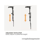 Equip TV Mennyezeti konzol - 650375 (23"-55", dönthető, Max.: 20kg, fekete)