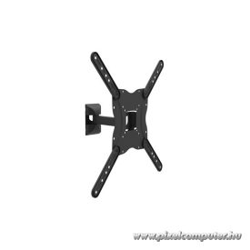   Equip TV Fali konzol - 650406 (23"-55", dönthető, forgatható, kihúzható, Max.: 30kg, fekete)