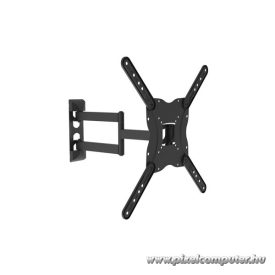   Equip TV Fali konzol - 650407 (23"-55", dönthető, forgatható, kihúzható, Max.: 30kg, fekete)