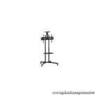 Equip TV/Monitor állvány - 650603 (37"-70" álló, dönthető, állítható magasság, Max.:50kg, fekete/szürke)